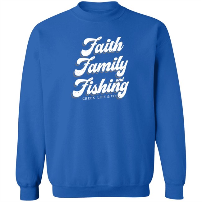 Arms Family Homestead Merch Faith, Family, & Fishing Tee Shirt Arms Family Homestead Merch Faith, Family, & Fishing Tee Shirt