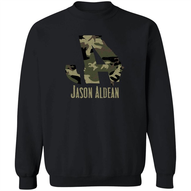 Jason Aldean Merch Camo Logo Hoodie Jason Aldean Merch Camo Logo Hoodie