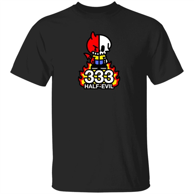Half Evil Merch, 333 Half Evil T Shirt
