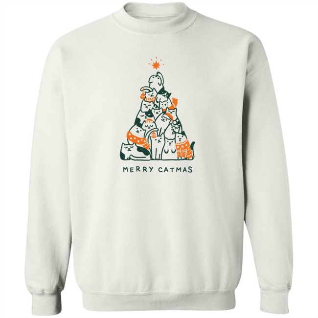 Merry Catmas Sweatshirt Wholesome Culture