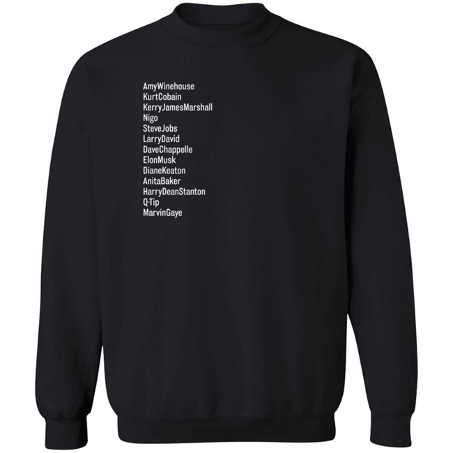 Seantenenbaum Merch Amywinehouse Kurtcobain Kerryjamesmarshall Nigo Sweatshirt Sad13