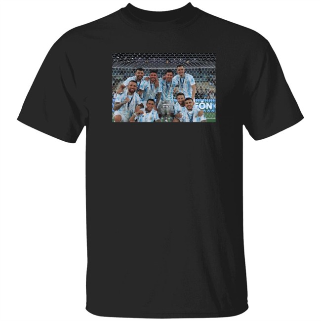 Roy Nemer Rodrigo De Paul's Shirt Argentina As Copa America Champions