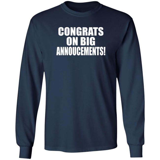 Rich Campbell Congrats On Big Annoucements Shirt Rich Campbell Congrats On Big Annoucements Shirt