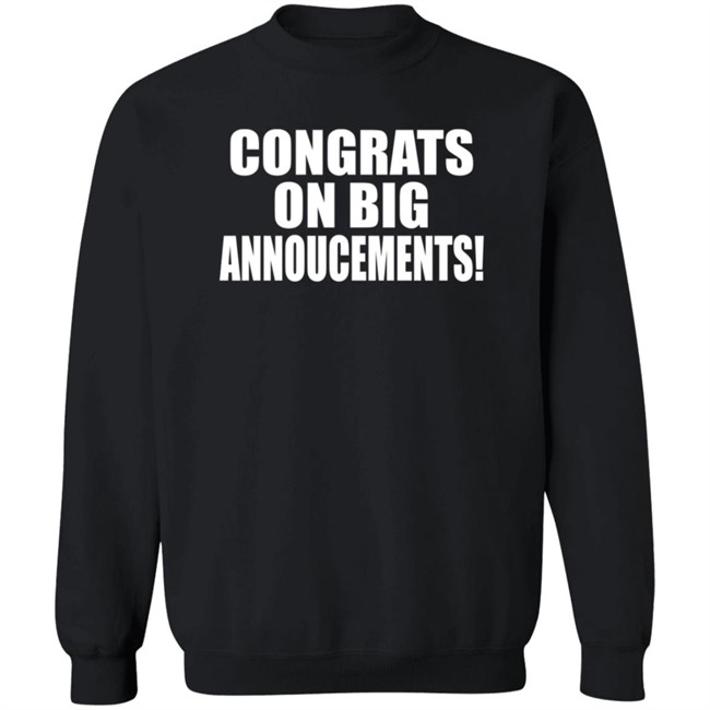 Rich Campbell Congrats On Big Annoucements Shirt Rich Campbell Congrats On Big Annoucements Shirt
