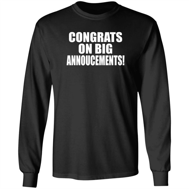 Rich Campbell Congrats On Big Annoucements Shirt Rich Campbell Congrats On Big Annoucements Shirt