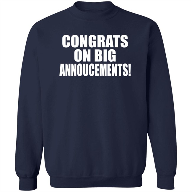 Rich Campbell Congrats On Big Annoucements Shirt Rich Campbell Congrats On Big Annoucements Shirt
