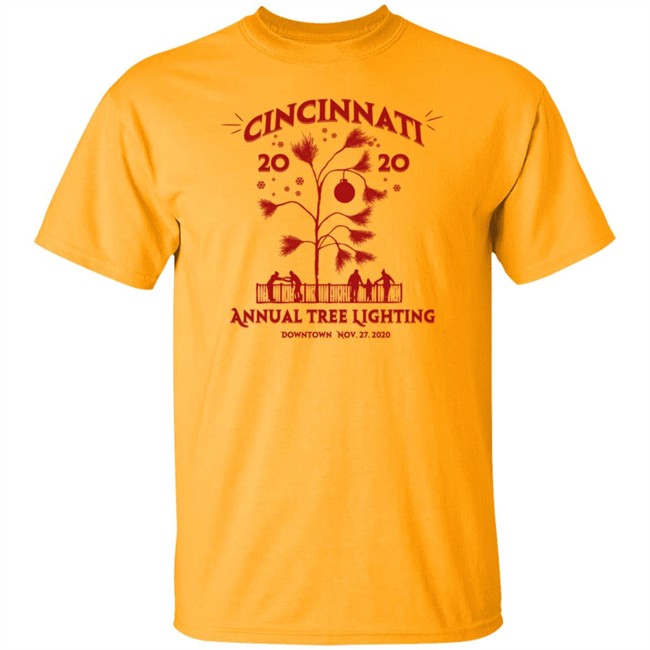 2020 Cincinnati Annual Tree Lighting Tee Shirt 2020 Cincinnati Annual Tree Lighting Tee Shirt