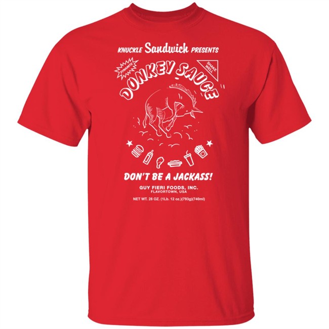 Guy Fieri Merch Donkey Sauce Tee Shirt