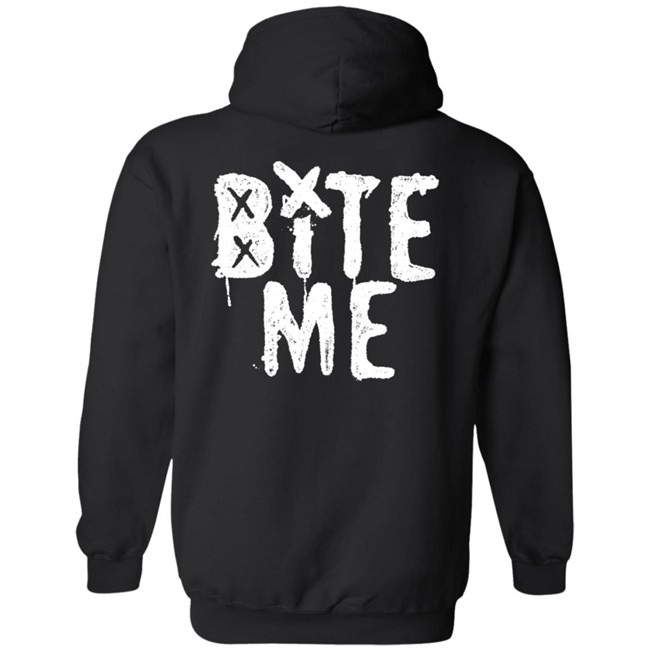 Avril Lavign Merch Bite Me Hoodie Avril Lavign Merch Bite Me Hoodie
