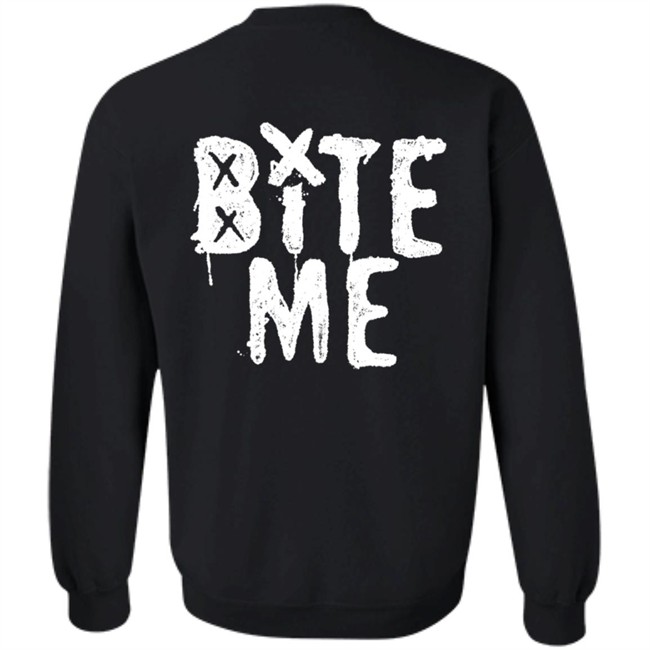 Avril Lavign Merch Bite Me Hoodie Avril Lavign Merch Bite Me Hoodie