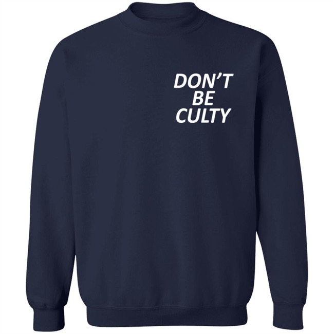 Leah Remini's Don't Be Culty T Shirt Leah Remini's Don't Be Culty T Shirt