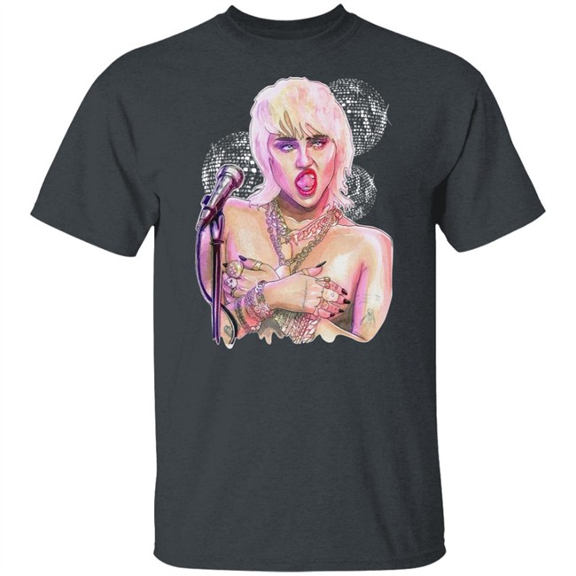 Miley Ray Cyrus Merch Midnight Sky Disco Shirt Miley Ray Cyrus Merch Midnight Sky Disco Shirt