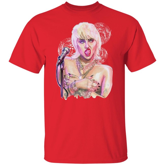 Miley Ray Cyrus Merch Midnight Sky Disco Shirt Miley Ray Cyrus Merch Midnight Sky Disco Shirt