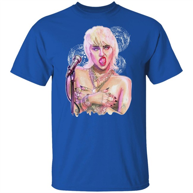 Miley Ray Cyrus Merch Midnight Sky Disco Shirt Miley Ray Cyrus Merch Midnight Sky Disco Shirt