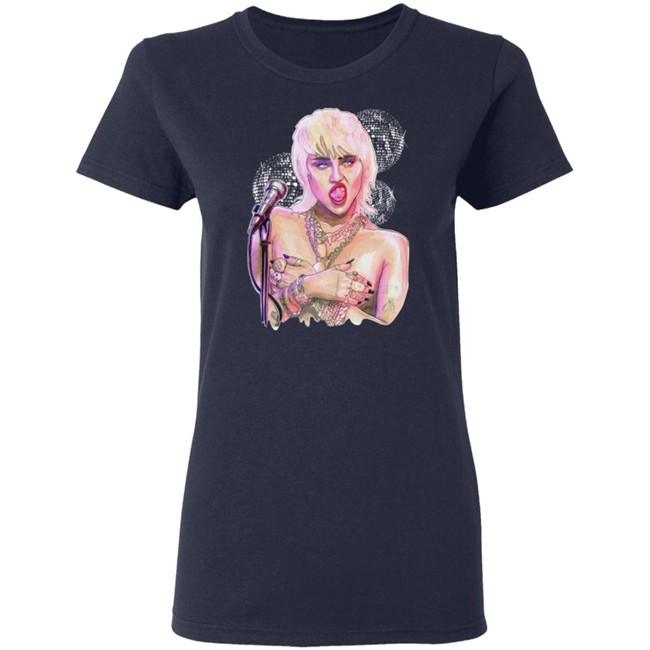 Miley Ray Cyrus Merch Midnight Sky Disco Shirt Miley Ray Cyrus Merch Midnight Sky Disco Shirt