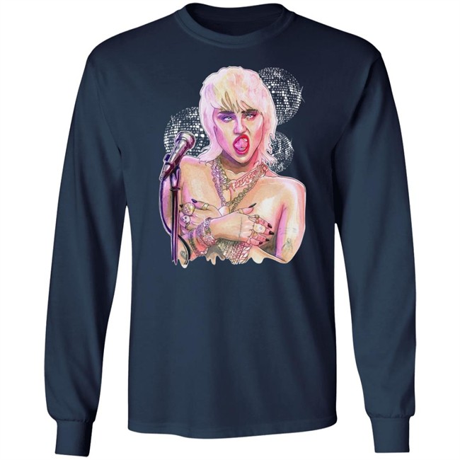 Miley Ray Cyrus Merch Midnight Sky Disco Shirt Miley Ray Cyrus Merch Midnight Sky Disco Shirt
