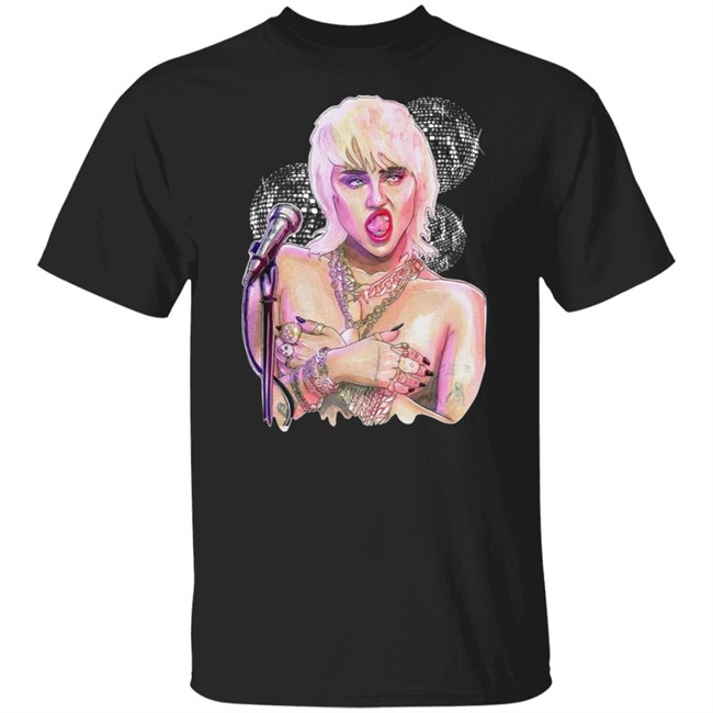 Miley Ray Cyrus Merch Midnight Sky Disco Shirt