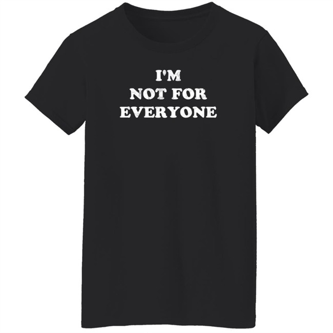 Brothers Osborne I'm Not For Everyone Black Tee Shirt Brothers Osborne I'm Not For Everyone Black Tee Shirt