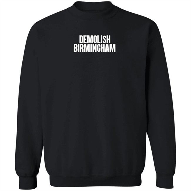 Memeulous Shop Merch Demolish Birmingham T Shirt Black Memeulous Shop Merch Demolish Birmingham T Shirt Black