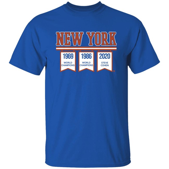 New York Steve Cohen Banners Breakingt T Shirt
