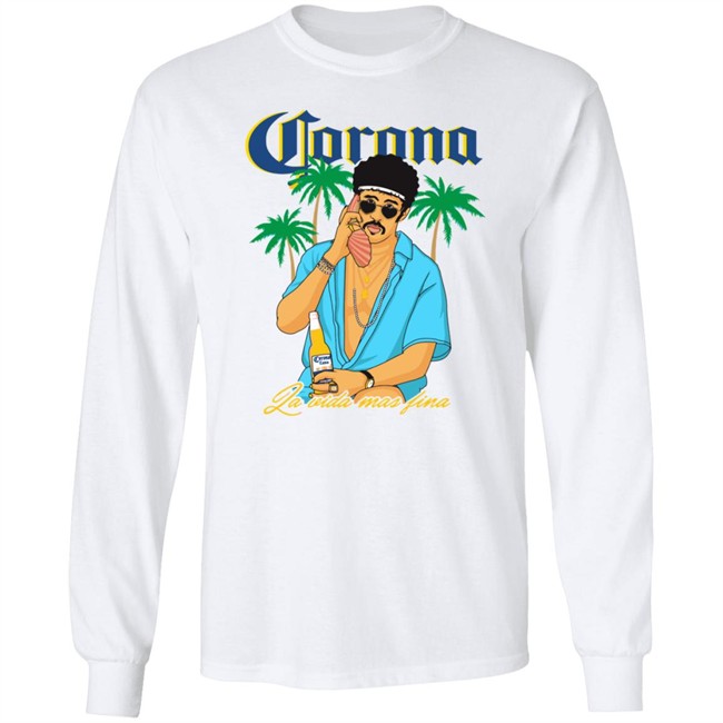 Bad bunny x Corona Beer Tee Shirt Bad bunny x Corona Beer Tee Shirt