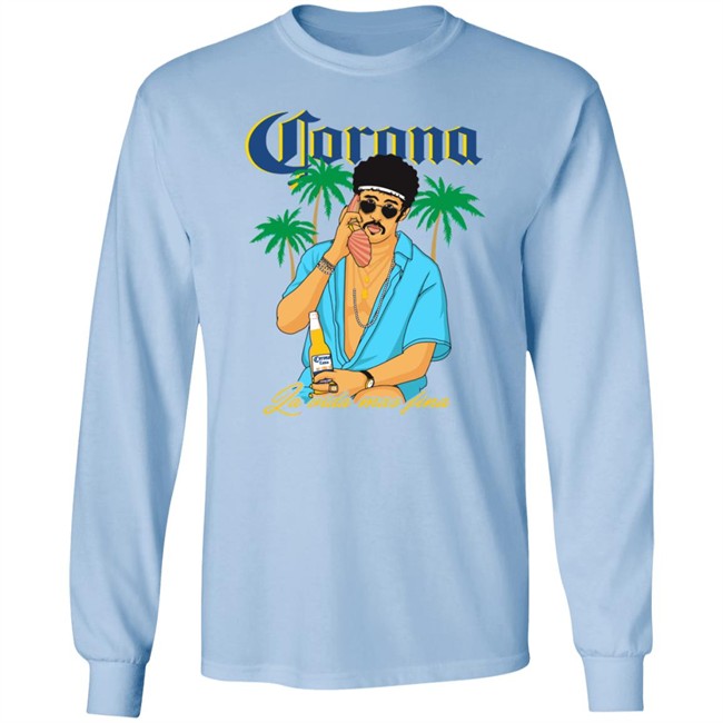 Bad bunny x Corona Beer Tee Shirt Bad bunny x Corona Beer Tee Shirt