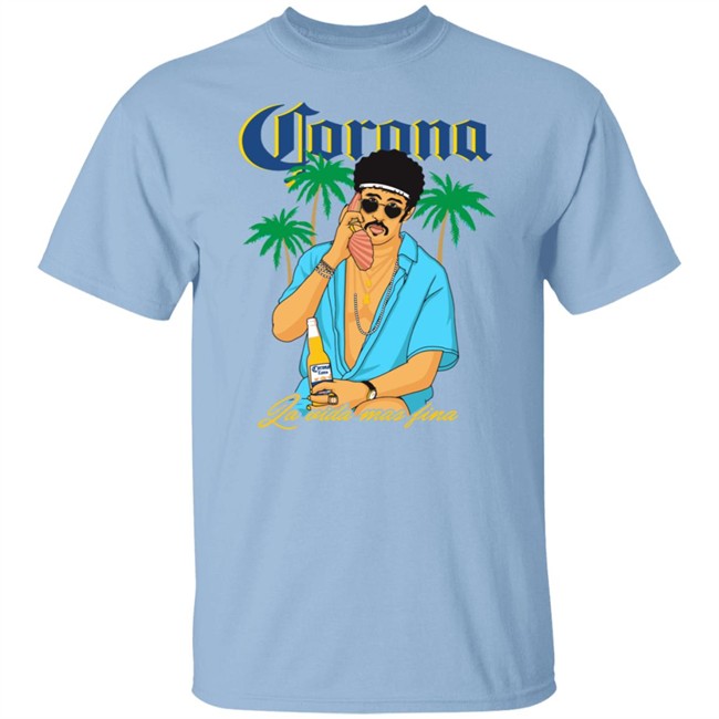 Bad bunny x Corona Beer Tee Shirt Bad bunny x Corona Beer Tee Shirt