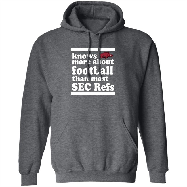 Know More About Football Than Most Sec Refs Shirt Know More About Football Than Most Sec Refs Shirt