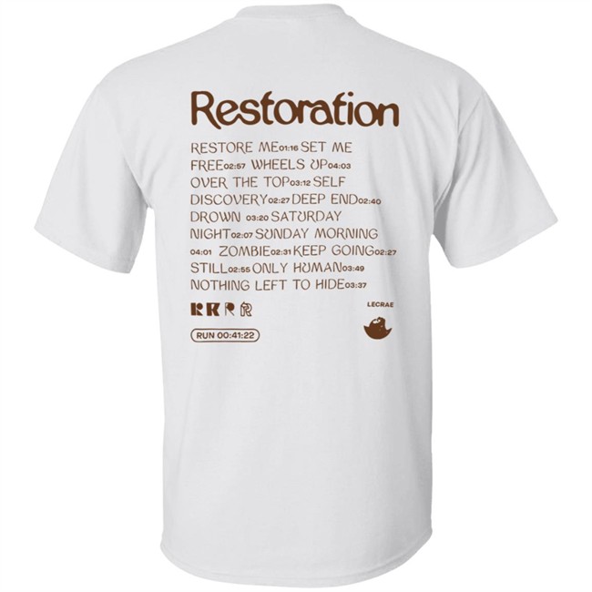 Lecrae Merch Restoration Tee Shirt