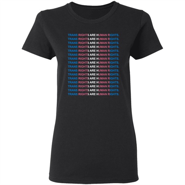 Trans Rights Are Human Rights Tee Shirt Trans Rights Are Human Rights Tee Shirt