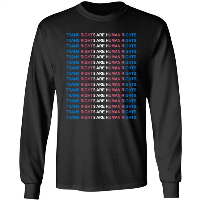 Trans Rights Are Human Rights Tee Shirt Trans Rights Are Human Rights Tee Shirt