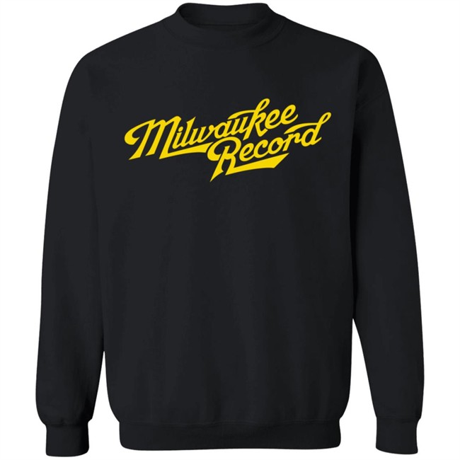 Milwaukee Record Crew T Shirt Milwaukee Record Crew T Shirt