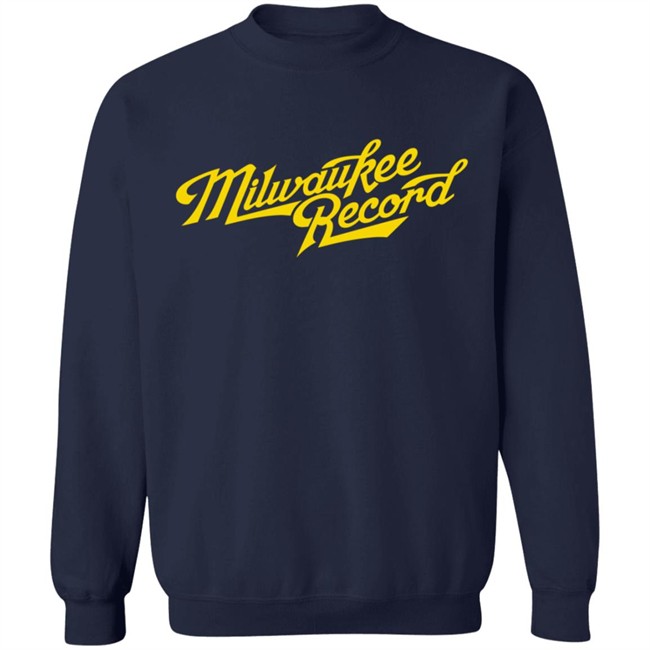 Milwaukee Record Crew T Shirt Milwaukee Record Crew T Shirt