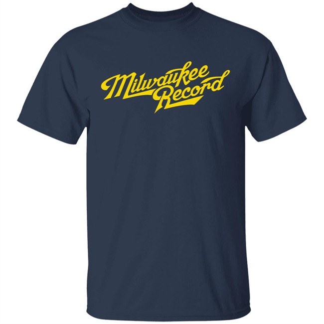 Milwaukee Record Crew T Shirt Milwaukee Record Crew T Shirt