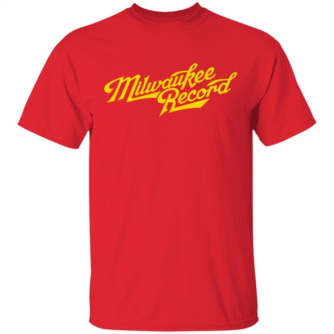 Milwaukee Record Crew T Shirt Milwaukee Record Crew T Shirt