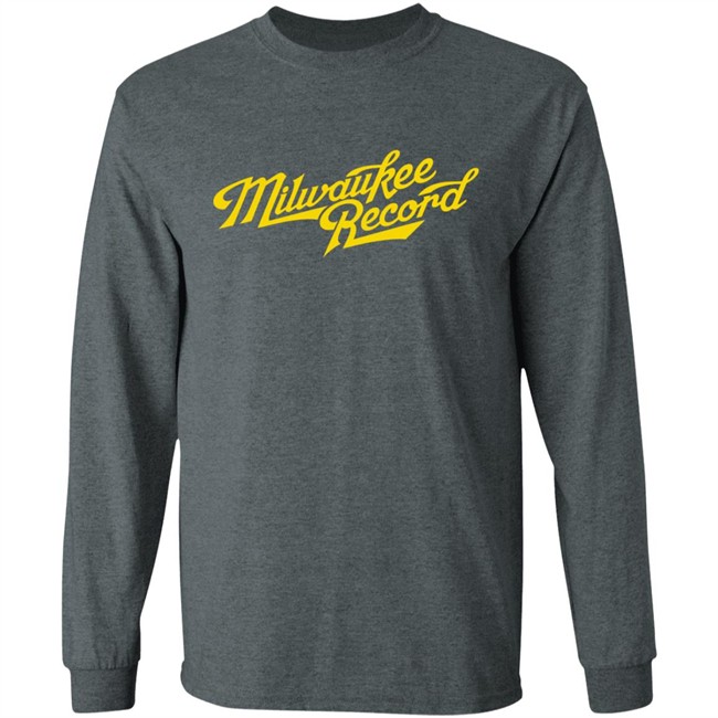 Milwaukee Record Crew T Shirt Milwaukee Record Crew T Shirt