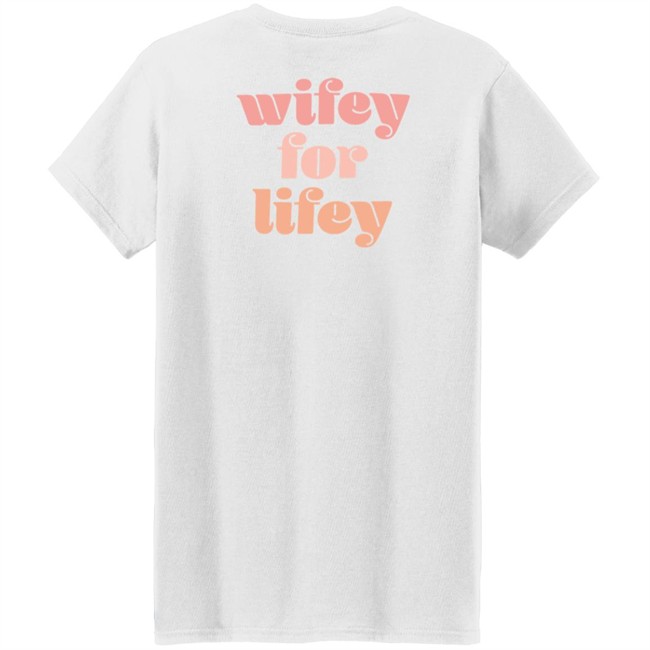 Paris Hilton Merch Wifey For Lifey Tee Shirt Paris Hilton Merch Wifey For Lifey Tee Shirt