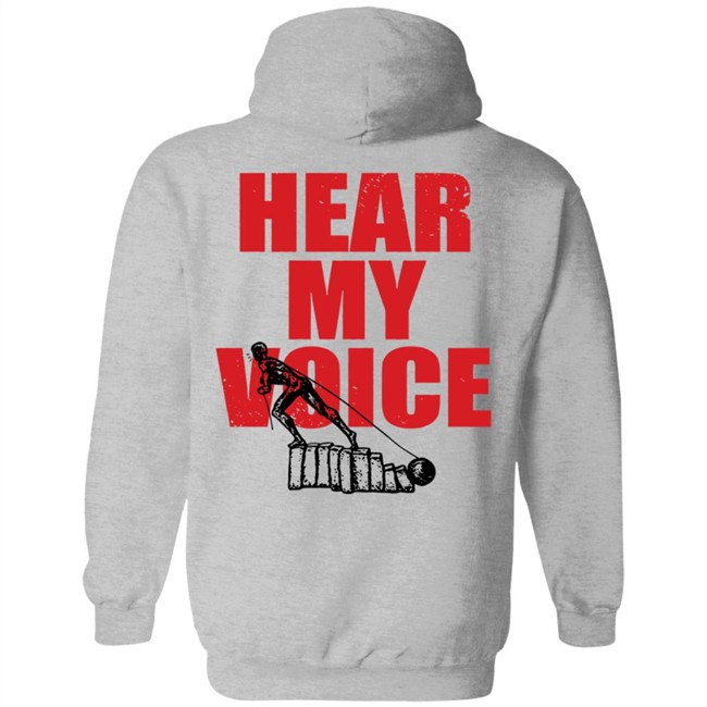 Kublaikhantx Merch Hear My Voice Hoodie Kublaikhantx Merch Hear My Voice Hoodie