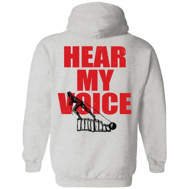 Kublaikhantx Merch Hear My Voice Hoodie Kublaikhantx Merch Hear My Voice Hoodie
