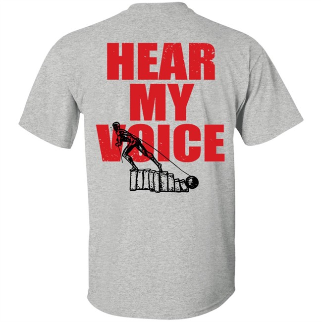Kublaikhantx Merch Hear My Voice Hoodie Kublaikhantx Merch Hear My Voice Hoodie