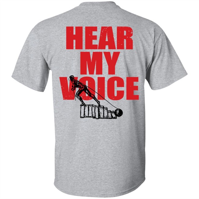 Kublaikhantx Merch Hear My Voice Hoodie Kublaikhantx Merch Hear My Voice Hoodie