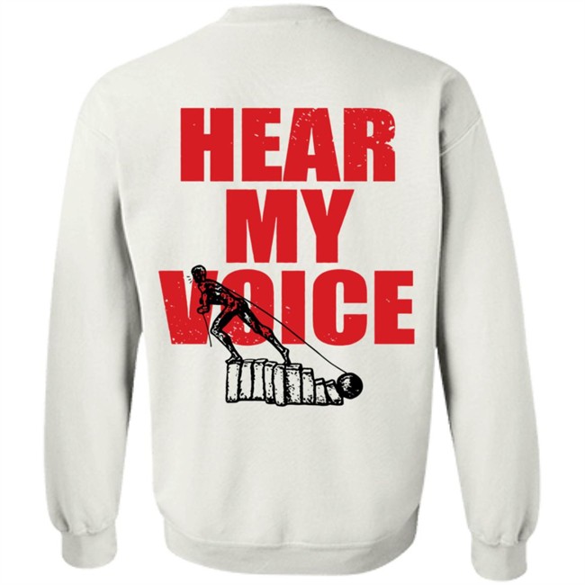 Kublaikhantx Merch Hear My Voice Hoodie Kublaikhantx Merch Hear My Voice Hoodie