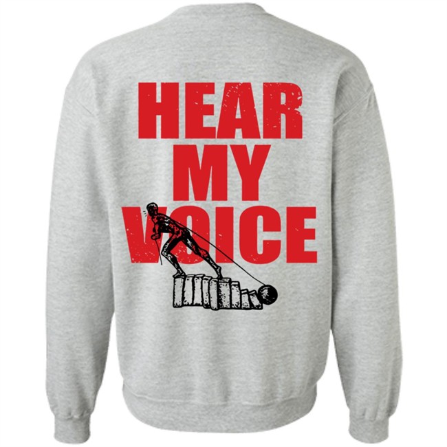 Kublaikhantx Merch Hear My Voice Hoodie Kublaikhantx Merch Hear My Voice Hoodie