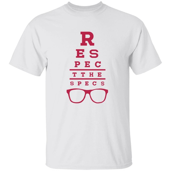 Rodrigo Blankenship Merch Respect the Specs Eye Exam Tee Shirt