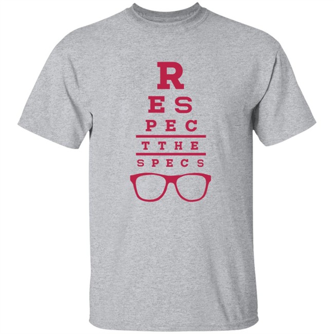 Rodrigo Blankenship Merch Respect the Specs Eye Exam Tee Shirt Rodrigo Blankenship Merch Respect the Specs Eye Exam Tee Shirt