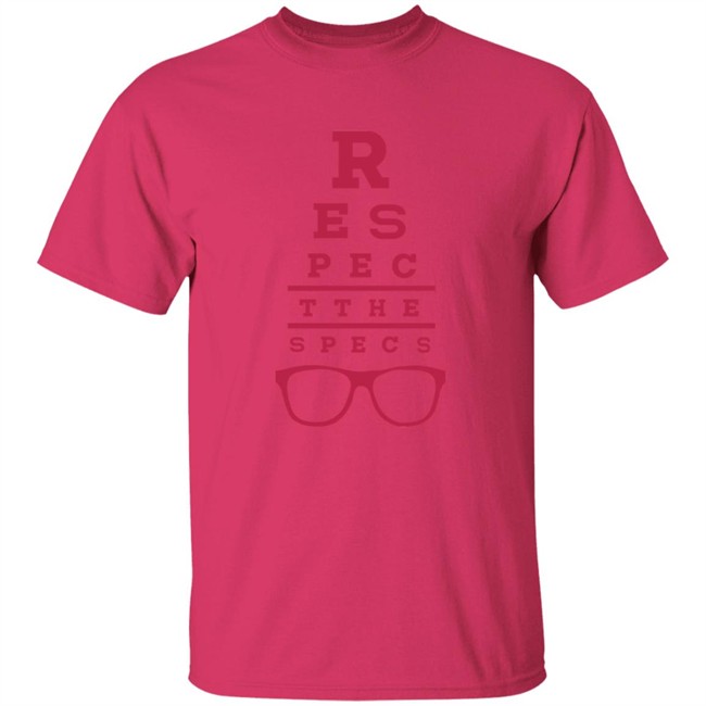 Rodrigo Blankenship Merch Respect the Specs Eye Exam Tee Shirt Rodrigo Blankenship Merch Respect the Specs Eye Exam Tee Shirt