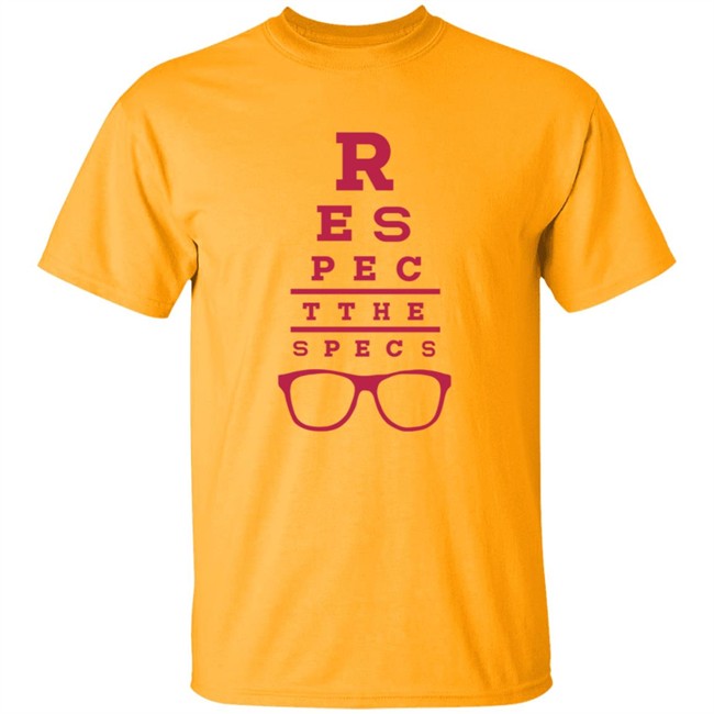 Rodrigo Blankenship Merch Respect the Specs Eye Exam Tee Shirt Rodrigo Blankenship Merch Respect the Specs Eye Exam Tee Shirt