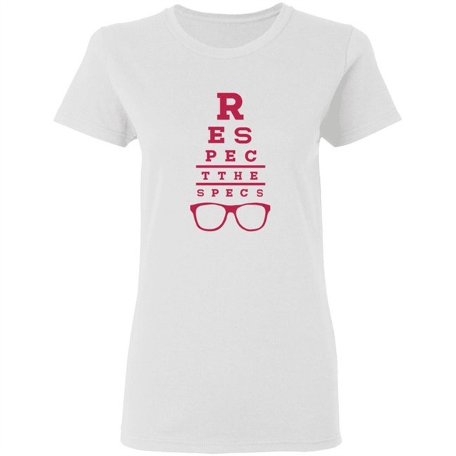 Rodrigo Blankenship Merch Respect the Specs Eye Exam Tee Shirt Rodrigo Blankenship Merch Respect the Specs Eye Exam Tee Shirt