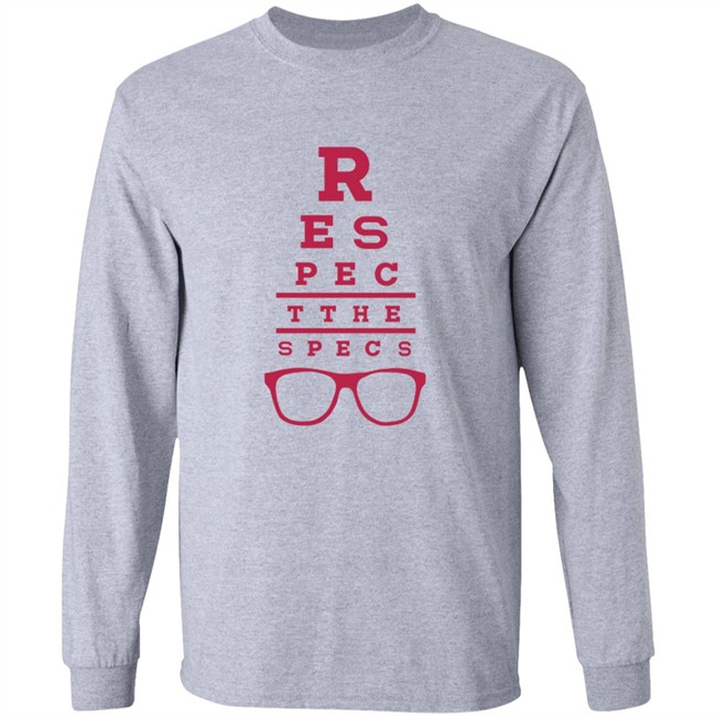 Rodrigo Blankenship Merch Respect the Specs Eye Exam Tee Shirt Rodrigo Blankenship Merch Respect the Specs Eye Exam Tee Shirt