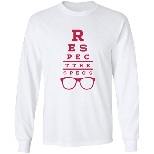 Rodrigo Blankenship Merch Respect the Specs Eye Exam Tee Shirt Rodrigo Blankenship Merch Respect the Specs Eye Exam Tee Shirt